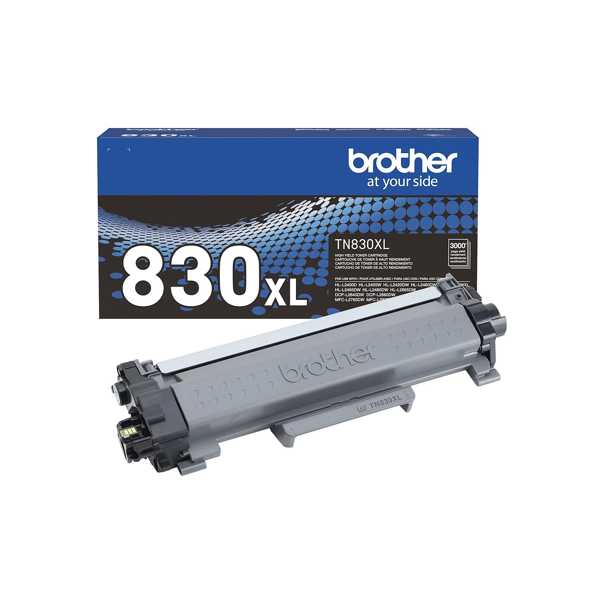 Brother TN830XL Black High Yield Toner Cartridge, Print Up to 3,000 Pages Sansujyuku sansujyuku.com