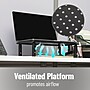Mind Reader Ventilated Adjustable Monitor Stand, Up to 44 lbs., Black (4LEGMET-BLK)~#|#~9FD0057C-90AA-4C3D-955F1E2D988925FF_sc7