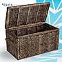 ClickDecor Farmhouse Storage Trunk, Black Washed Wicker (FUCN10054A)~#|#~9FD26195-E0F7-45E3-8F413DC35836CC8E_sc7