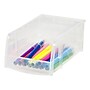 IRIS Small Stackable Plastic Storage Bin, 3" x 4.5"x 7.5", 0.4 Qt., Clear (200518)~#|#~9FD7B469-E74E-4CE1-A0C74C46F5D9B2EB_sc7