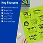 Avery Rectangle Multipurpose Labels, 8.5" x 11", Bright Green, 40/Pack (94269)~#|#~9FDC3B2D-8FA4-4A3D-A88C488BCF8A6852_sc7