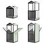 Flexispot Quick Install Series Solo Pro Sound Absorbing Privacy Booth, Green (EP1SG)~#|#~9FDCF643-87D4-44ED-A3BCED398AE59A84_sc7