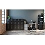 Hirsh Commercial 4-Drawer Vertical File Cabinet, Letter Size, Lockable, 52"H x 15"W x 26.5"D, Black (14105)~#|#~9FDF9F48-166F-4CD5-BCE005A5223B9E14_sc7