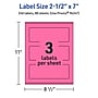 Avery Hemp Wraparound Band Laser/Inkjet Multipurpose Labels, 2-3/8" x 8", Off-White (60/Pack)~#|#~9FE817BB-0D03-428E-9AF2B7B2FF6CBC2A_sc7