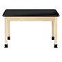 Diversified Woodcrafts School Classroom Rectangular Science Lab Table, 48" x 24", Light Hardwood (P710LBBM30N)~#|#~9FEF99E5-5178-422E-87A6D7351232CA39_sc7