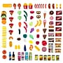 Hey! Play! Toy Food Set, Assorted Colors, 120 Pieces/Set (80-PP-1059907)~#|#~9FF33163-3F82-474F-B6814FC59A3898A2_sc7