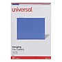 Universal Recycled Hanging File Folder, Letter Size, Blue, 25/Box (UNV14116)~#|#~9FF804EE-3BCF-4492-B9D3AAA063039EF1_sc7