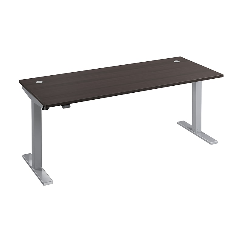 Bush Business Furniture Move 40 Series 72"W Electric Adjustable Standing Desk, Storm Gray/Cool Gray Metallic (M4S7230SGSK) image 1