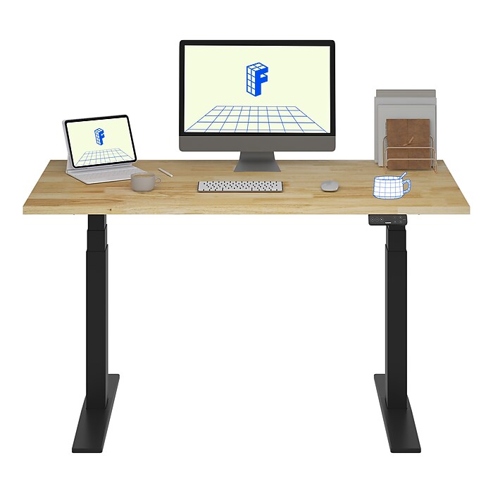 FlexiSpot E7 Commercial 55''W Electric Rectangular Adjustable