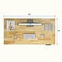 FlexiSpot E7COMMERCIAL 48''W Electric Height Adjustable Standing Desk, Rubberwood/Black(E7BCOM4824-RW)~#|#~9FFB2E35-3B1C-4823-BBB85A1AF9ED3D3C_sc7