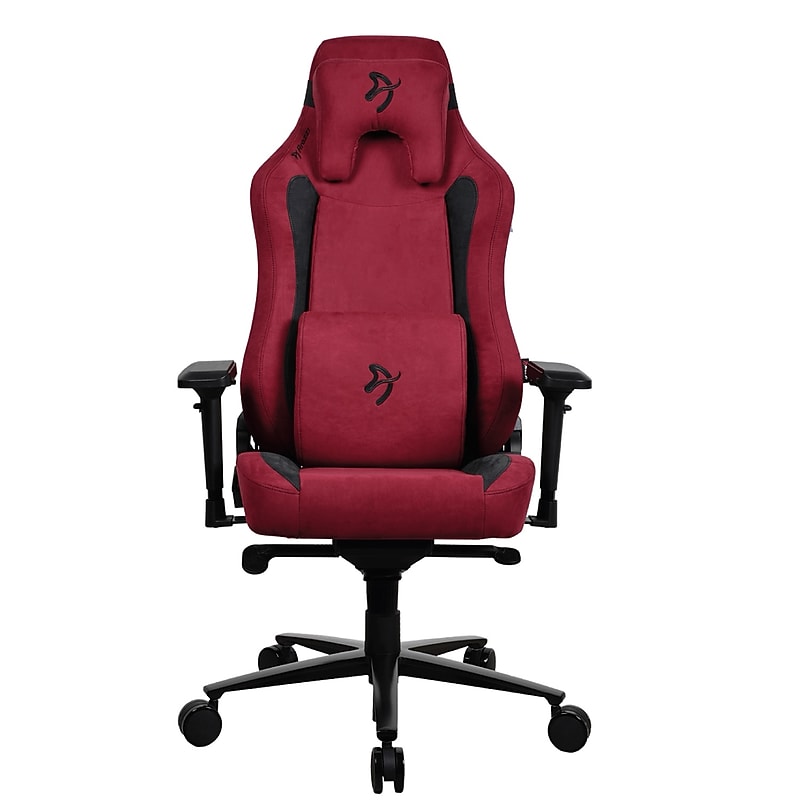Arozzi Vernazza Supersoft Fabric Ergonomic Racing Gaming Chair, Bordeaux (VERNAZZA-SPSF-BDX) image 1