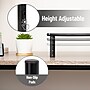 Mind Reader Ventilated Adjustable Monitor Stand, Up to 44 lbs., Black (4LEGMET-BLK)~#|#~9FFCD85A-BE80-4291-8BD8744C3DFB84A1_sc7