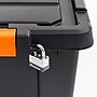 Iris 13 Quart Heavy Duty Store-It-All Plastic Latching Storage Tote, Black (500213)~#|#~A0021754-0C67-4AB0-AD73E492A2F780A7_sc7