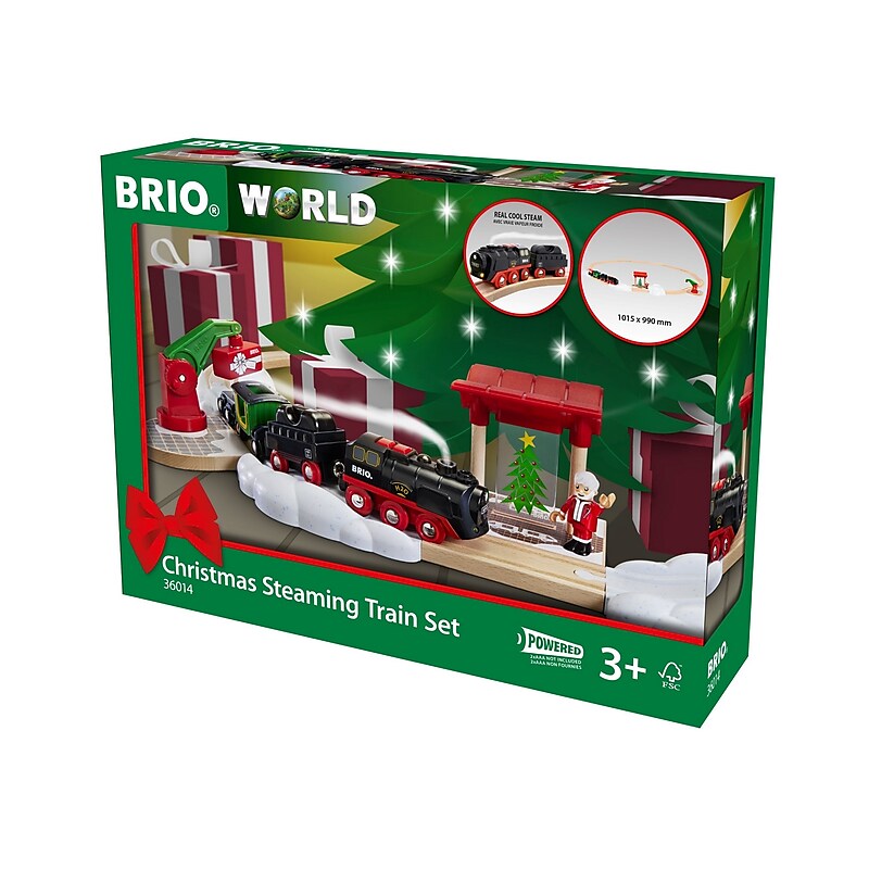 Ravensburger Brio Christmas Steaming Train Set (63601400) image 1