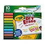Crayola Dry-Erase Washable Markers, Slim, Assorted Colors, 10/Pack (58-7734)~#|#~A0081363-732C-4368-B2574F6844F02312_sc7