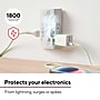 Staples TECH 6-Outlet 3-USB Port Surge Protector, 1800 Joules, White (ST62778)~#|#~A0093F75-D545-4D3F-8C8272A45F81803C_sc7
