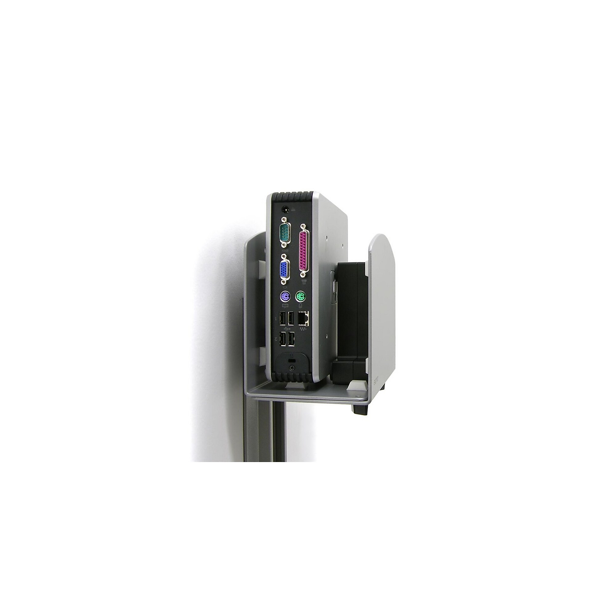 Ergotron Adjustable Computer Wall Mount CPU Holder, Silver (97-468-202) Sansujyuku sansujyuku.com