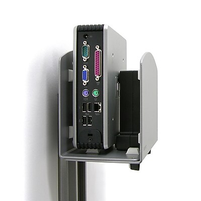 Ergotron Adjustable Computer Wall Mount CPU Holder, Silver (97-468-202) Sansujyuku sansujyuku.com