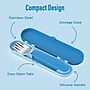 bentgo Kids Stainless Steel Utensils, Blue (BGKDUTSS-B)~#|#~A010CEBC-143D-4F6A-9C55F9FFCCB10FA9_sc7