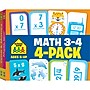 School Zone Math 3-4 Flash Card, Multicolored, 4/Pack (SZP04047)~#|#~A013ECB7-1B67-489C-8C6857B7D5A02656_sc7