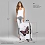 InUSA 28" Hardside Butterfly Suitcase, 4-Wheeled Spinner, TSA Checkpoint Friendly, Butterfly (IUAPC00L-BUT)~#|#~A016CED6-B9E7-44A9-850236128289BC82_sc7