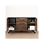 South Shore Helsy 26.75" 2-Drawer Storage Credenza with 4 Shelves, Natural Walnut (13310)~#|#~A0186359-46BA-4206-920657E202D83699_sc7