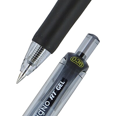 Signo Gel RT Rollerball Stift – Schwarze Tinte, Medium, Einziehbar, 12er Pack