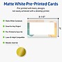 Avery Rectangle Business Cards, Matte White, 80/Pack (19479371094)~#|#~A01B01C7-362F-4DB2-8CC28C6DBEEE391A_sc7