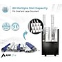 AdirOffice 20-Slot Mobile Roll File, 24.75"H x 15.25"W x 13.25"D, Black (624-BLK)~#|#~A01C2DF1-F975-4313-86736E0206599732_sc7