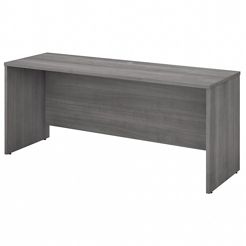 Bush Business Furniture Studio C 72"W Credenza Desk, Platinum Gray (SCD372PG) image 1