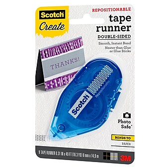 Scotch® Repositionable Tape Runner, .31" x 49 ft. (055-RPS-CFT)