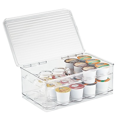 iDESIGN 29-Compartment Plastic Coffee Organizer, Clear (63630) - Thumbnail 4