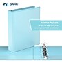 Davis Group Standard View 1.5" 3-Ring Binders, Assorted Pastel Colors, 4/Pack (7412-88-04)~#|#~A026FB17-1AF7-4F7C-BCC65220F7E54AD3_sc7