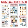 Hadley Designs 11" x 17" Boho Parts of Speech Language Arts and Grammar Laminated Posters, 12/Set (HDDX004A2K2JT)~#|#~A027B688-E23B-4AE7-9CD47820589BEEDA_sc7