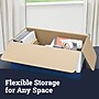 Bankers Box Heavy-Duty Corrugated File Storage Boxes, String & Button, Legal Size, White/Blue, 4/Carton (0001203)~#|#~A0288A71-F61E-469A-9C9C9D01715FC9A3_sc7