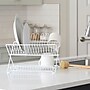 Better Houseware Jr. Coated Steel Dish Rack, White (BTH1483W)~#|#~A0297AC3-210F-4A9B-893B0AD5D6D04F34_sc7