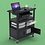 Luxor TUFFY XL Deluxe Teacher Cart, Black (ECMBSKBC-B)~#|#~A029B1FE-7D06-4A04-82F70855D26452D6_sc7