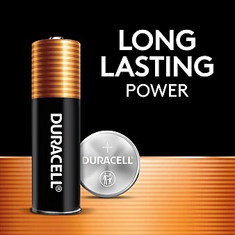 Duracell 376/377 Silver Oxide Button Battery, 2 Pack (DU377/376-2PK)