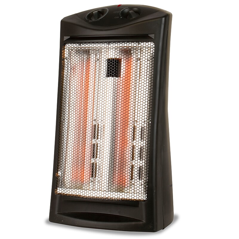 Black & Decker 1500-Watt Portable Infrared Electric Tower Heater, Black (BHTI06) image 1