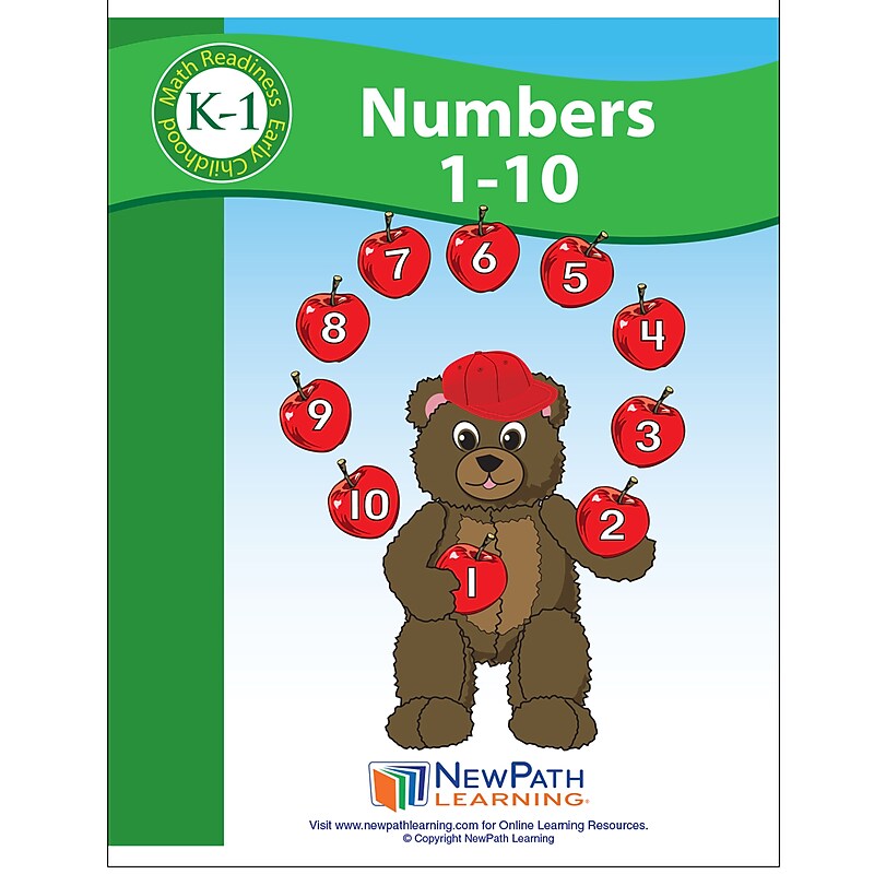 NewPath Learning Numbers 1-10 Student Activity Book (NP-130023) image 1