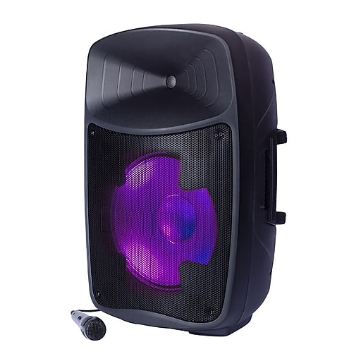 ION Pro Glow Ultra Bluetooth PA Speaker System, Black