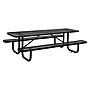 Global Industrial 8' Rectangular Picnic Table, Expanded Metal, Black (277153BK)~#|#~A03F2CCB-46CF-4F29-867DD11ADFCB4F6F_sc7