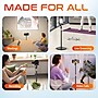 Delton 190S Tilt/Rotate Floor Projector Stand with Height Adjustable 33" - 47", Black (DPS190S)~#|#~A043631F-CFE9-40A1-B29B78904829E1EE_sc7