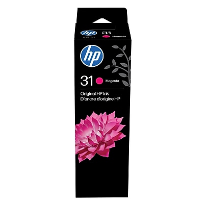 HP 31 Magenta Standard Yield Ink Cartridge Refill, Prints Up to 8,000 Pages (1VU27AN) Sansujyuku sansujyuku.com