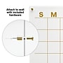 Excello Brands Acrylic Dry-Erase Calendar Whiteboard, 20" x 30", Gold Print (ACRYLBRD-CAL20X30-GLD)~#|#~A048E7F9-62A3-4E80-B39AC78FC41BBE17_sc7