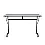 Correll Econoline 48"W x 24"D Adjustable Foldable Training Room Table, Laminate, With Wheels, Gray Granite (FTM2448TF15)~#|#~A04C5392-4937-4D30-BA6ACF4DBFFB8DC1_sc7