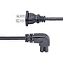 StarTech 3' NEMA 1-15P to Right Angle C7 Power Cable, Black (PXT101NB-STRA-3F)~#|#~A04E5FF9-6846-418F-8E3530BCFFD77D37_sc7