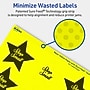 Avery Burst Multipurpose Labels, 2-1/4" x 2-3/8", Neon Yellow, 120/Pack (94611)~#|#~A04F23AB-9A1A-4613-AB954AB627ECEF5C_sc7