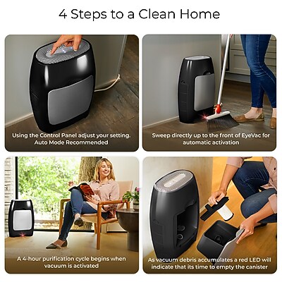 EyeVac Air Canister Vacuum, Bagless, Black/Silver (EVA-BSC) Sansujyuku sansujyuku.com
