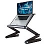 Uncaged Ergonomics WorkEZ Executive 18" Laptop Aluminum Cooling Stand, Black (WEEb)~#|#~A058ED71-159F-4EBF-BC0BD955568383BF_sc7